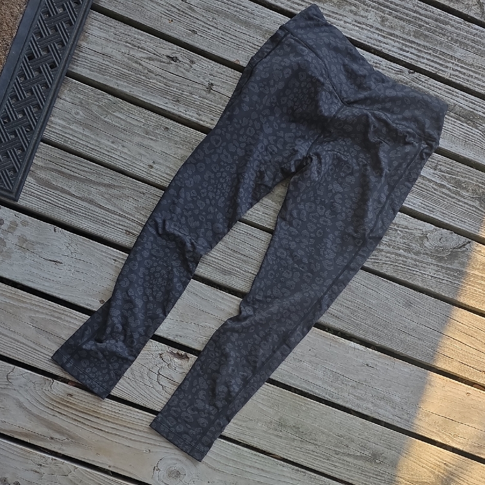 Avia Black Patterned Leggings - Picture 3 of 7